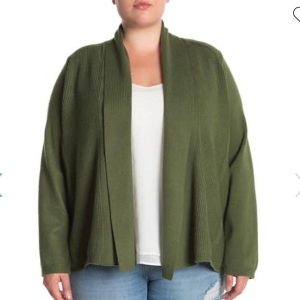 2X HOST PICK!!! Draped Open Front Cardigan - Picture 3 of 3